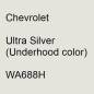 Preview: Chevrolet, Ultra Silver (Underhood color), WA688H.
